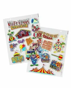 Killer Klowns From Outer Space Gel Clings - 2 Pack