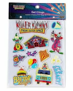 Killer Klowns From Outer Space Gel Clings - 2 Pack -Cosplay Shop 01598283 d