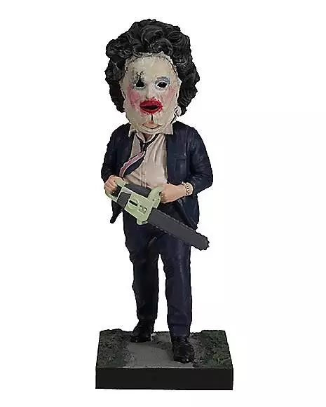Leatherface Pretty Woman Mask Bobblehead Statue - The Texas Chainsaw M 1 Leatherface Pretty Woman Mask Bobblehead Statue - The Texas Chainsaw M