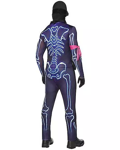 Adult Light-Up Fortnite Party Trooper Costume 2 Adult Light-Up Fortnite Party Trooper Costume - Image 2