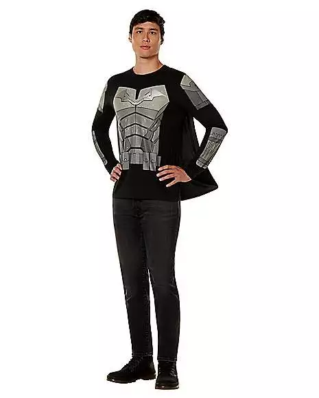 Caped Batman Long Sleeve T Shirt 3 Caped Batman Long Sleeve T Shirt - Image 3