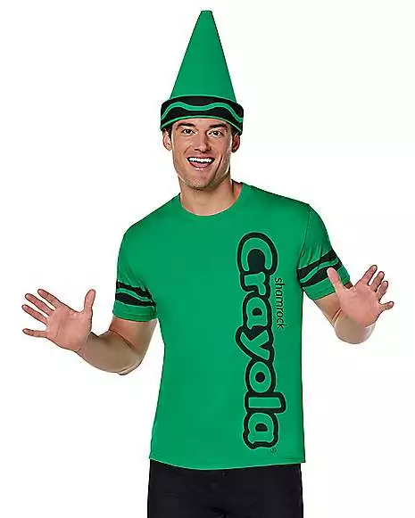 Shamrock Green Crayon Costume Kit - Crayola 1 Shamrock Green Crayon Costume Kit - Crayola