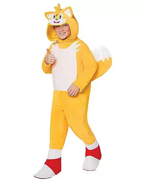 Kids Tails One Piece Costume - Sonic The Hedgehog 1 Kids Tails One Piece Costume - Sonic The Hedgehog