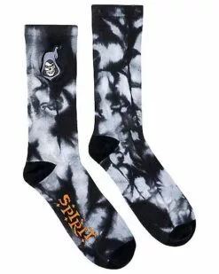 Spirit Halloween Tie Dye Crew Socks