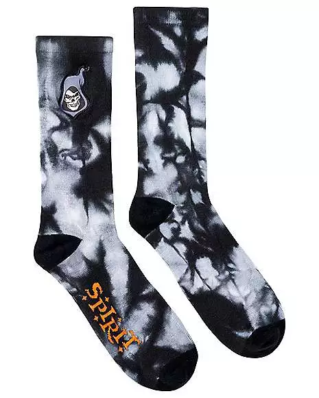 Spirit Halloween Tie Dye Crew Socks 1 Spirit Halloween Tie Dye Crew Socks