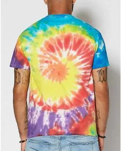 Happy Accidents Tie Dye Bob Ross T Shirt -Cosplay Shop 03211547 d