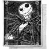 Dark Cover Jack Skellington Fleece Blanket - The Nightmare Before Chri