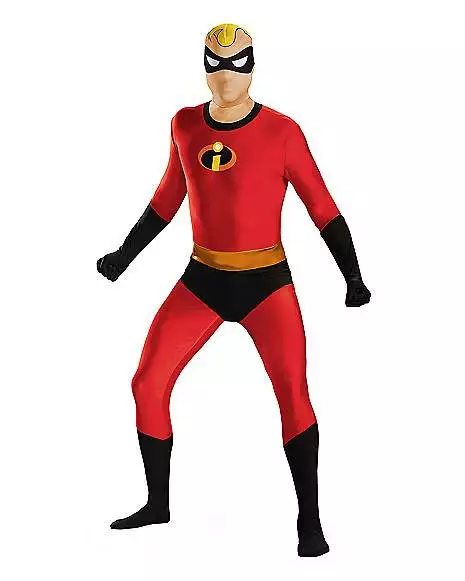 Adult Mr. Incredible Skin Suit Costume - The Incredibles 1 Adult Mr. Incredible Skin Suit Costume - The Incredibles