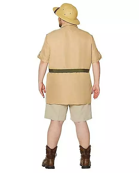 Adult Men's Zookeeper Plus Size Costume 2 Adult Men's Zookeeper Plus Size Costume - Image 2