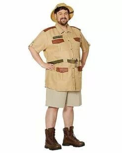 Adult Men's Zookeeper Plus Size Costume 7 Adult Men's Zookeeper Plus Size Costume -Cosplay Shop 07518327 c