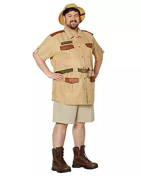 Adult Men's Zookeeper Plus Size Costume 3 Adult Men's Zookeeper Plus Size Costume - Image 3