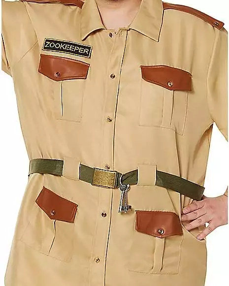 Adult Men's Zookeeper Plus Size Costume 4 Adult Men's Zookeeper Plus Size Costume - Image 4