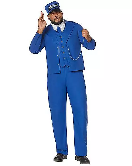 Adult Train Conductor Plus Size Costume 1 Adult Train Conductor Plus Size Costume