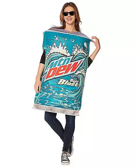 Adult 3D Mountain Dew Baja Blast Costume 3 Adult 3D Mountain Dew Baja Blast Costume - Image 3
