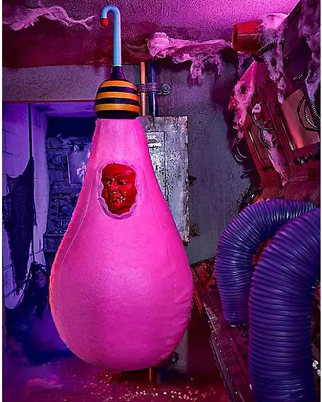 6 Ft Cotton Candy Cocoon Static Hanging Prop - Killer Klowns From Oute 1 6 Ft Cotton Candy Cocoon Static Hanging Prop - Killer Klowns From Oute